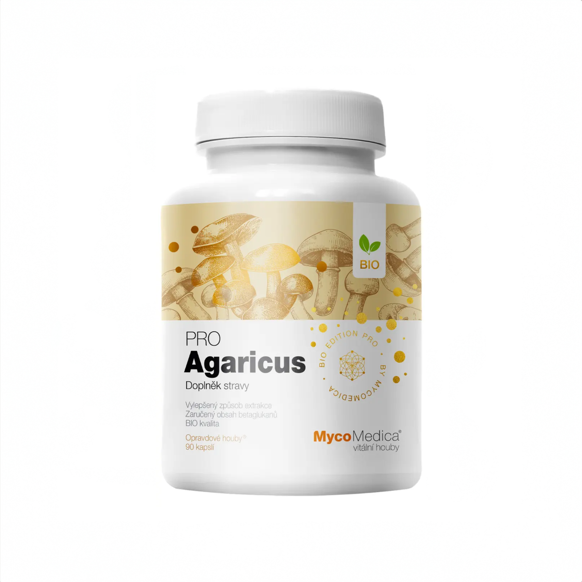 MycoMedica Agaricus PRO 90 pflanzliche Kapseln
