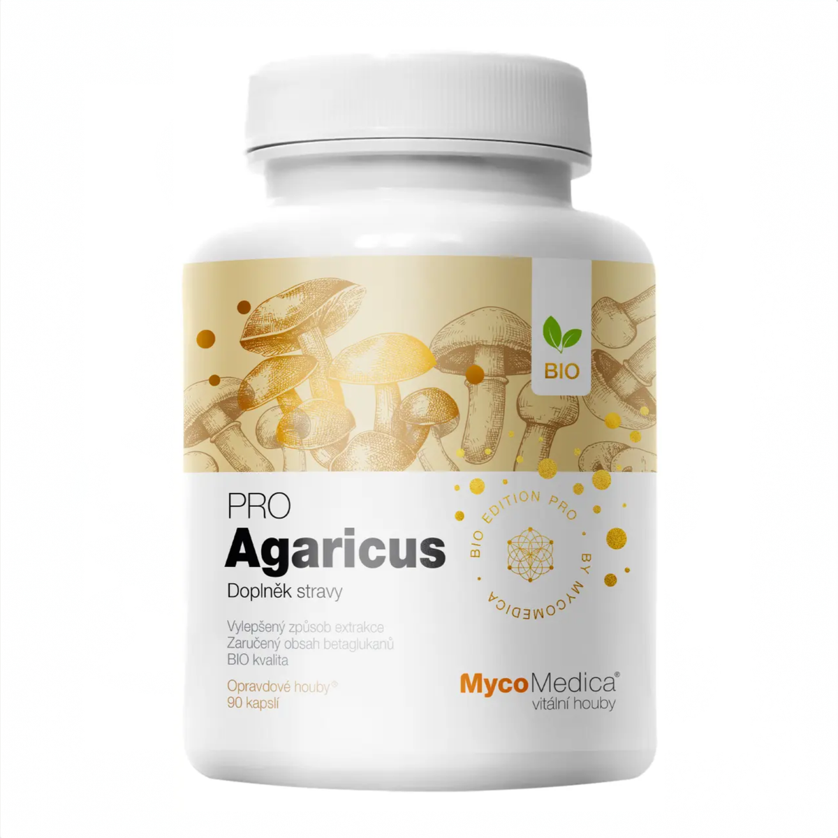 MycoMedica Agaricus PRO 90 pflanzliche Kapseln