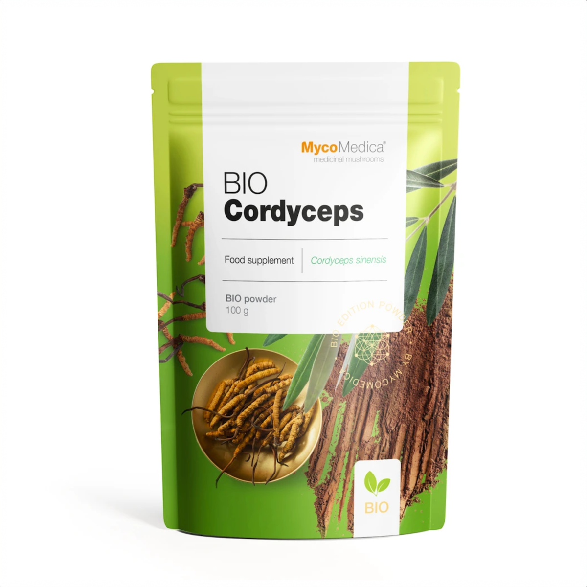 MycoMedica BIO Cordyceps als Pulver 100 g