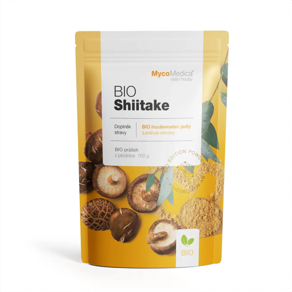 MycoMedica BIO Shiitake als Pulver 100 g