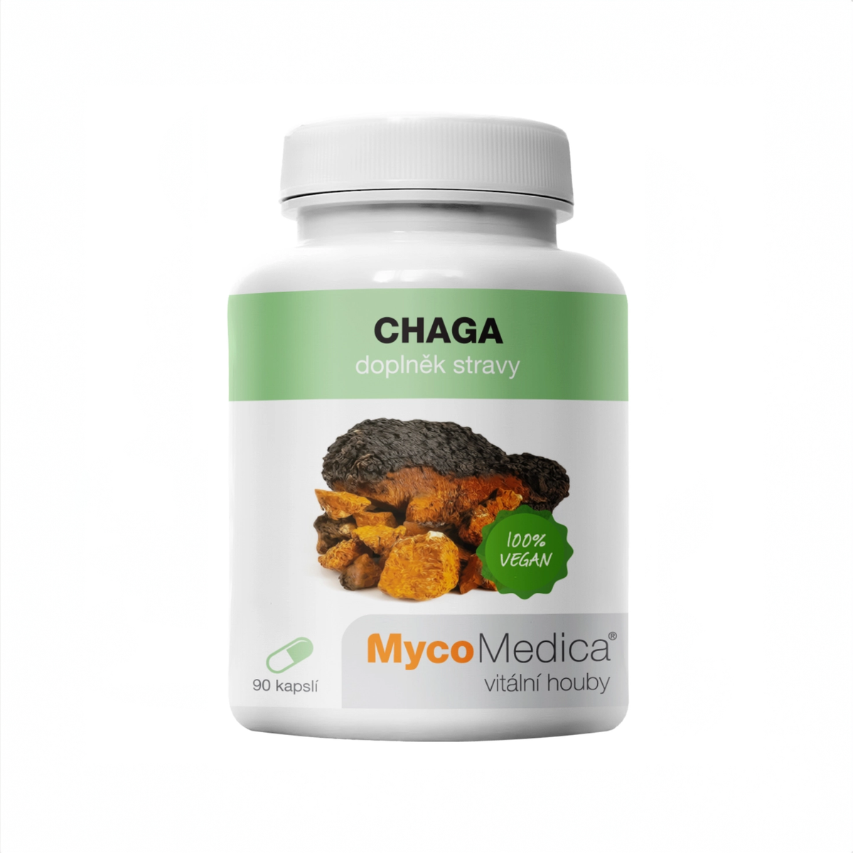 MycoMedica Chaga 90 pflanzliche Kapseln