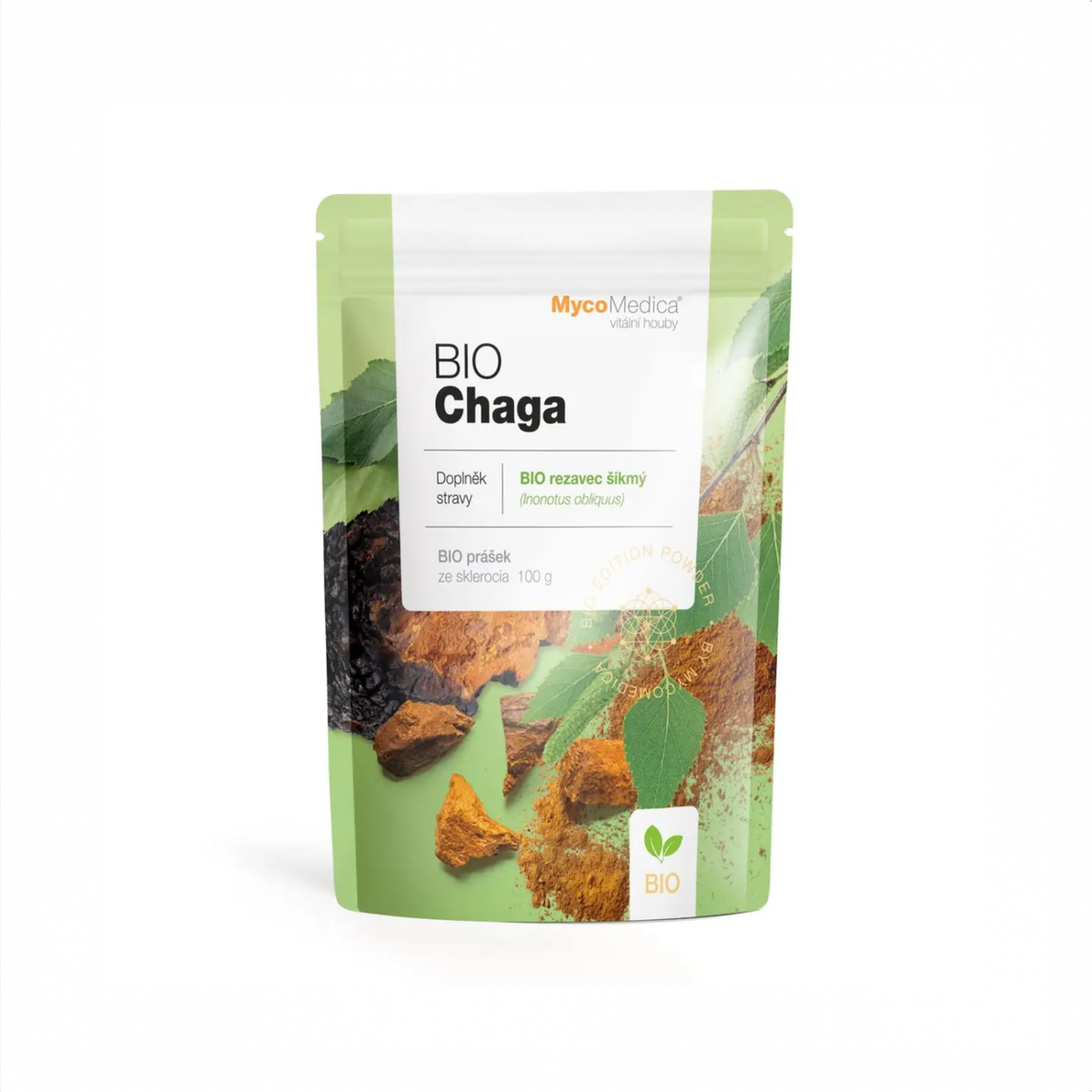MycoMedica BIO Chaga als Pulver 100 g