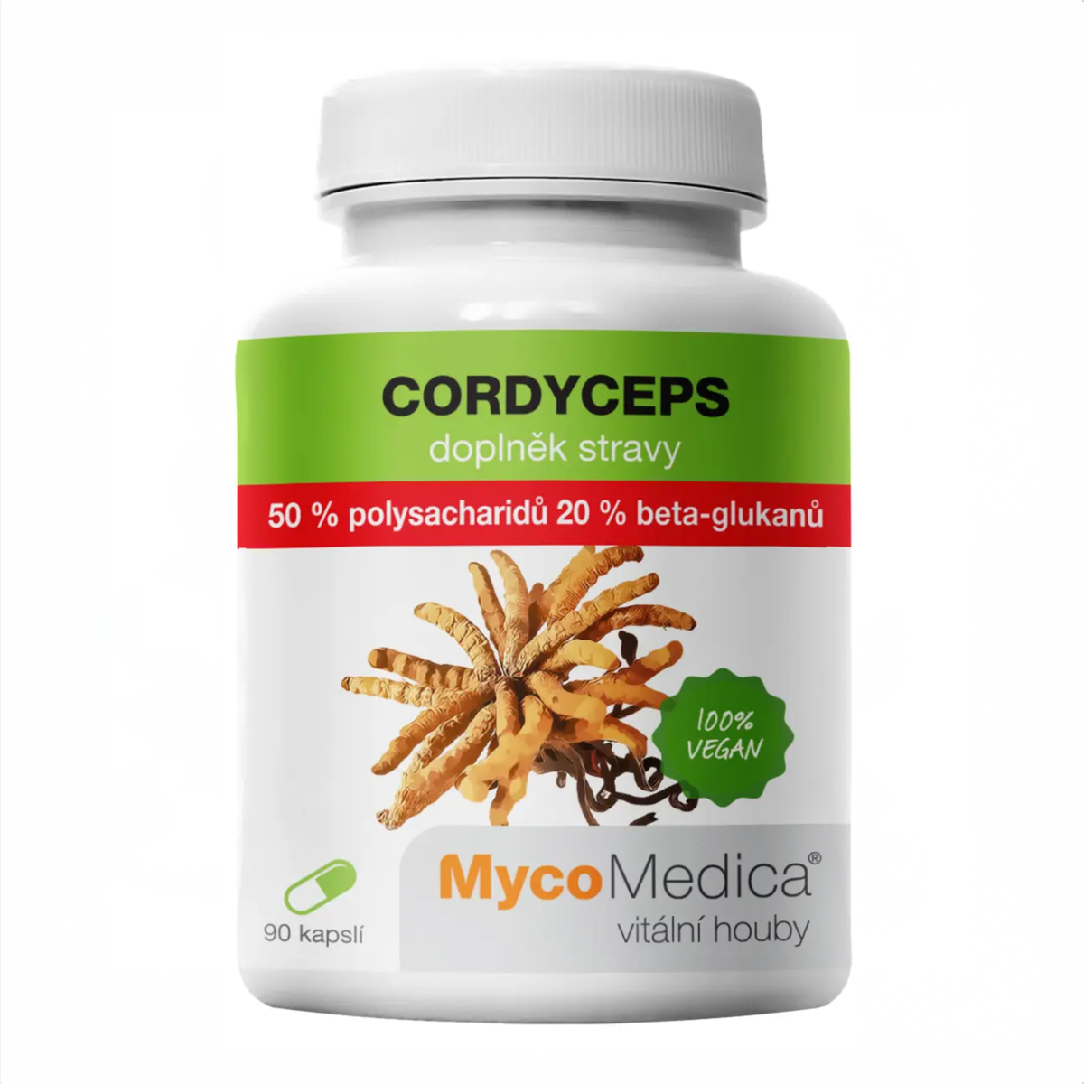 MycoMedica Cordyceps 50% 90 pflanzliche Kapseln