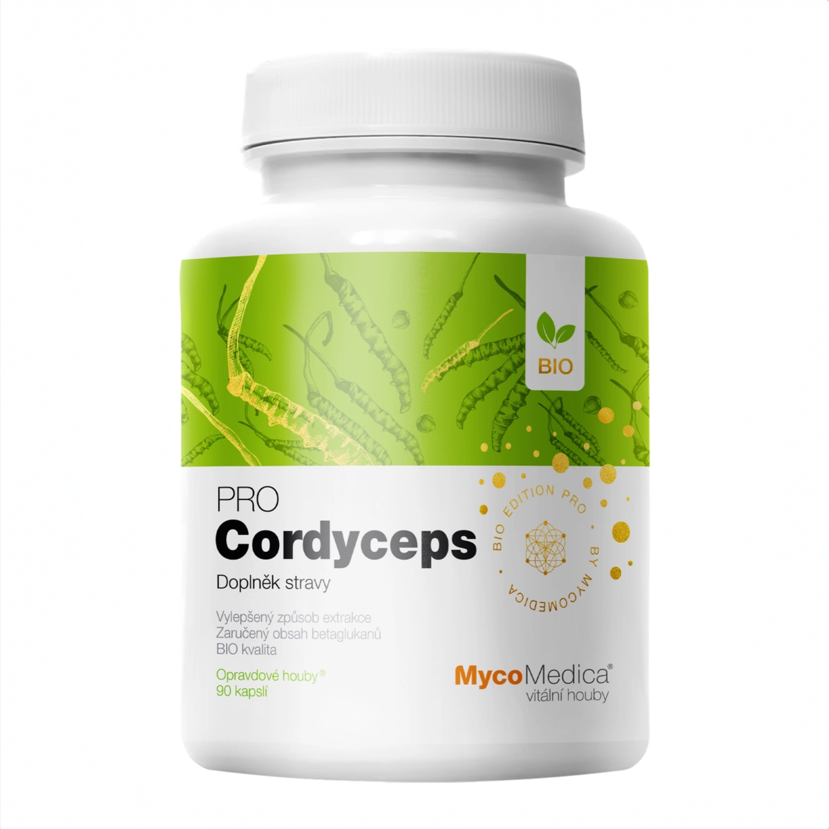 Cordyceps PRO MycoMedica 90 rastlinných kapsúl