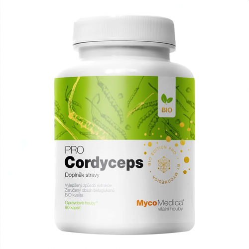 Cordyceps PRO MycoMedica, štyri balenia po 90 kapsúl