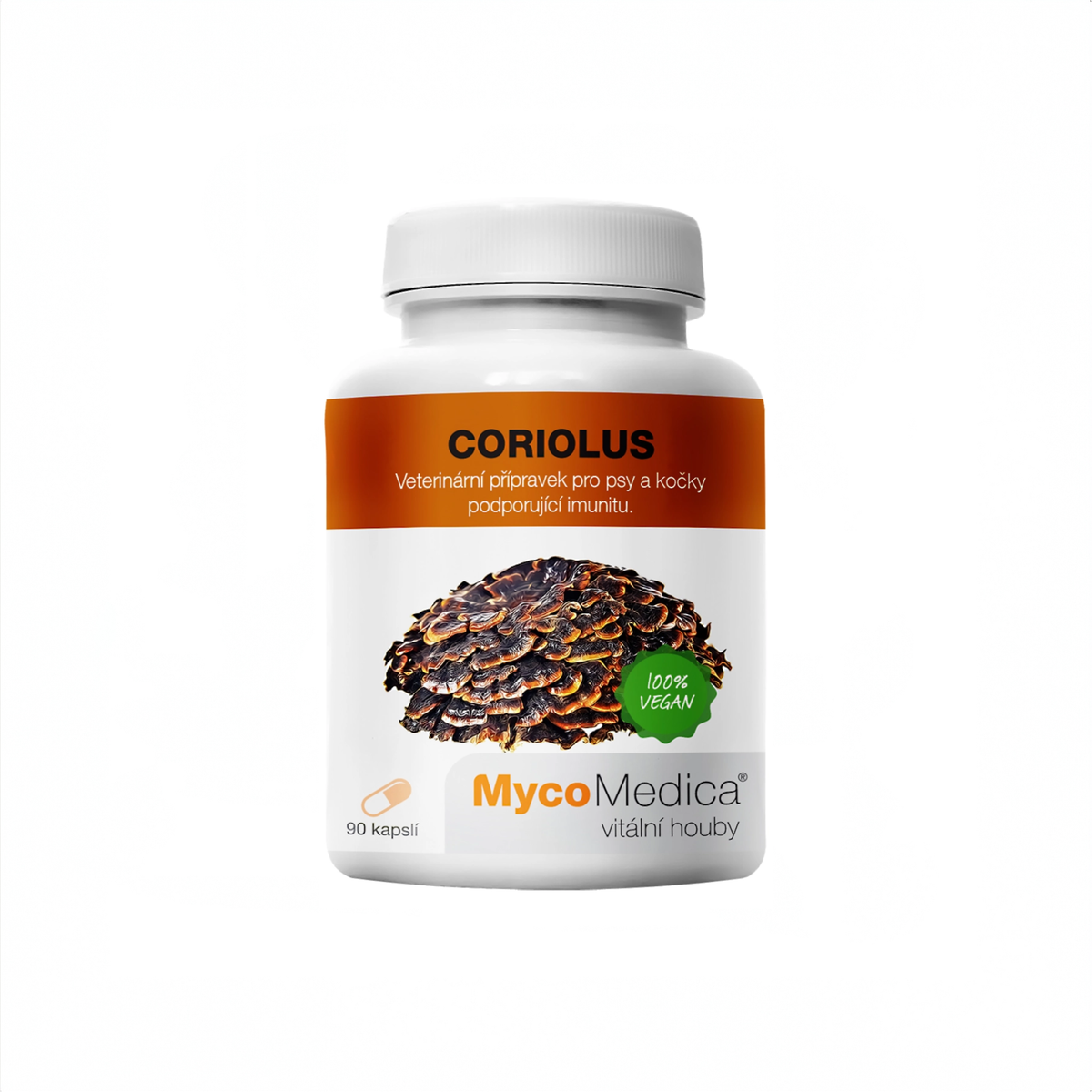 MycoMecica Coriolus 90 pflanzliche Kapseln