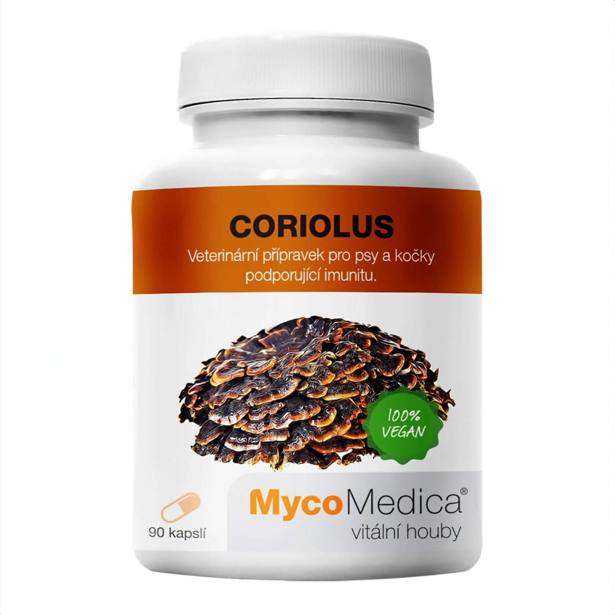MycoMecica Coriolus 90 vegetable capsules