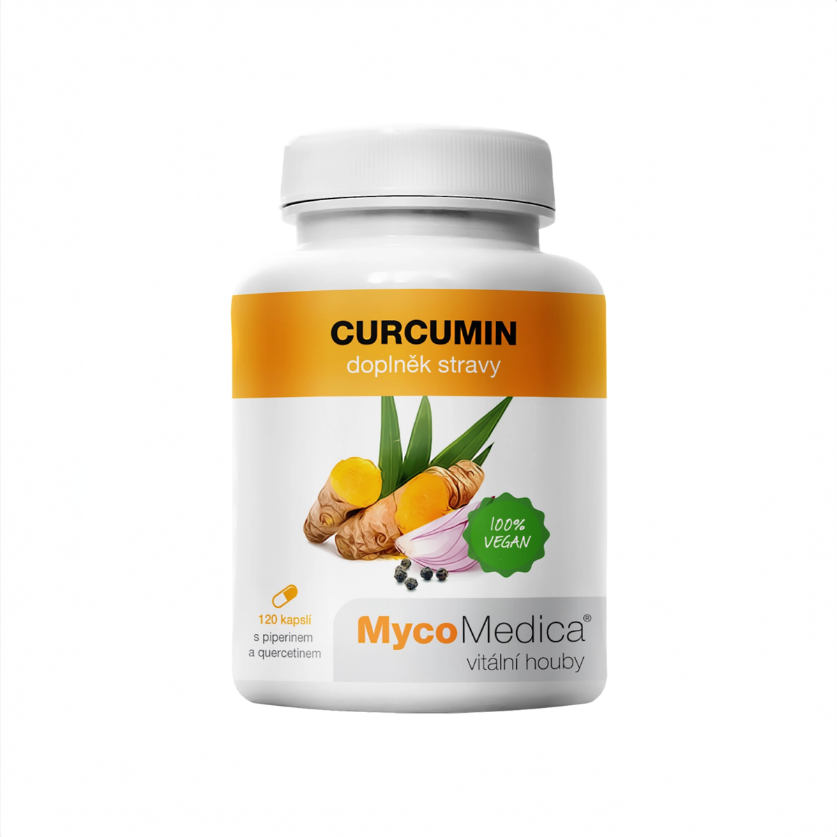 MycoMedica Curcumin 120 pflanzliche Kapseln