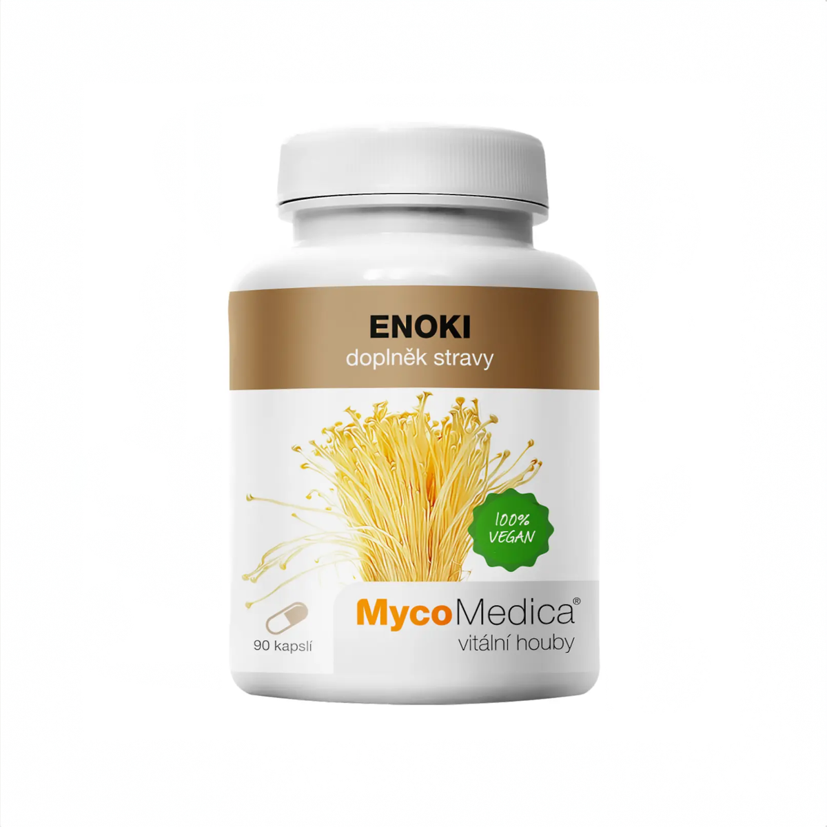Mycomedica Enoki 90 pflanzliche Kapseln
