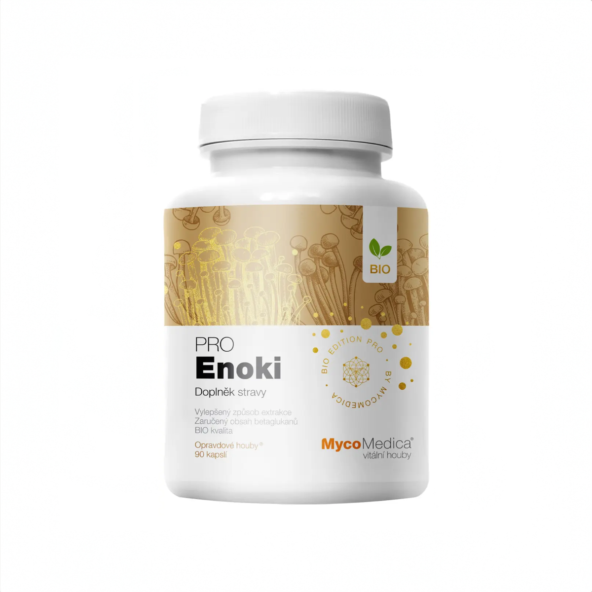 MycoMedica Enoki PRO 90 pflanzliche Kapseln