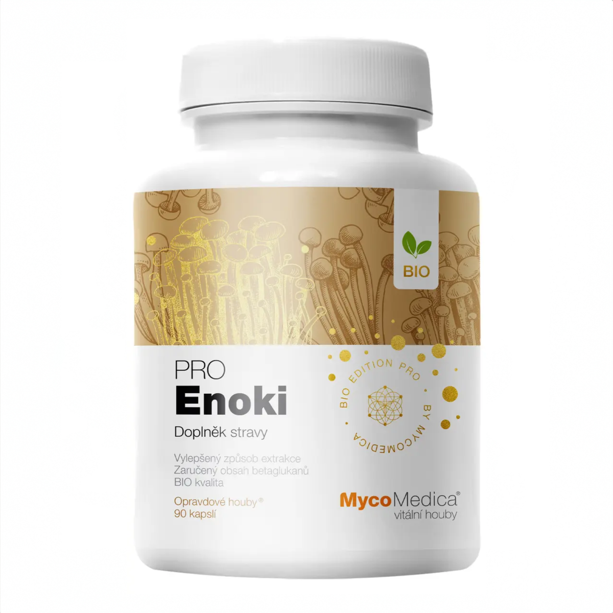 MycoMedica Enoki PRO 90 pflanzliche Kapseln