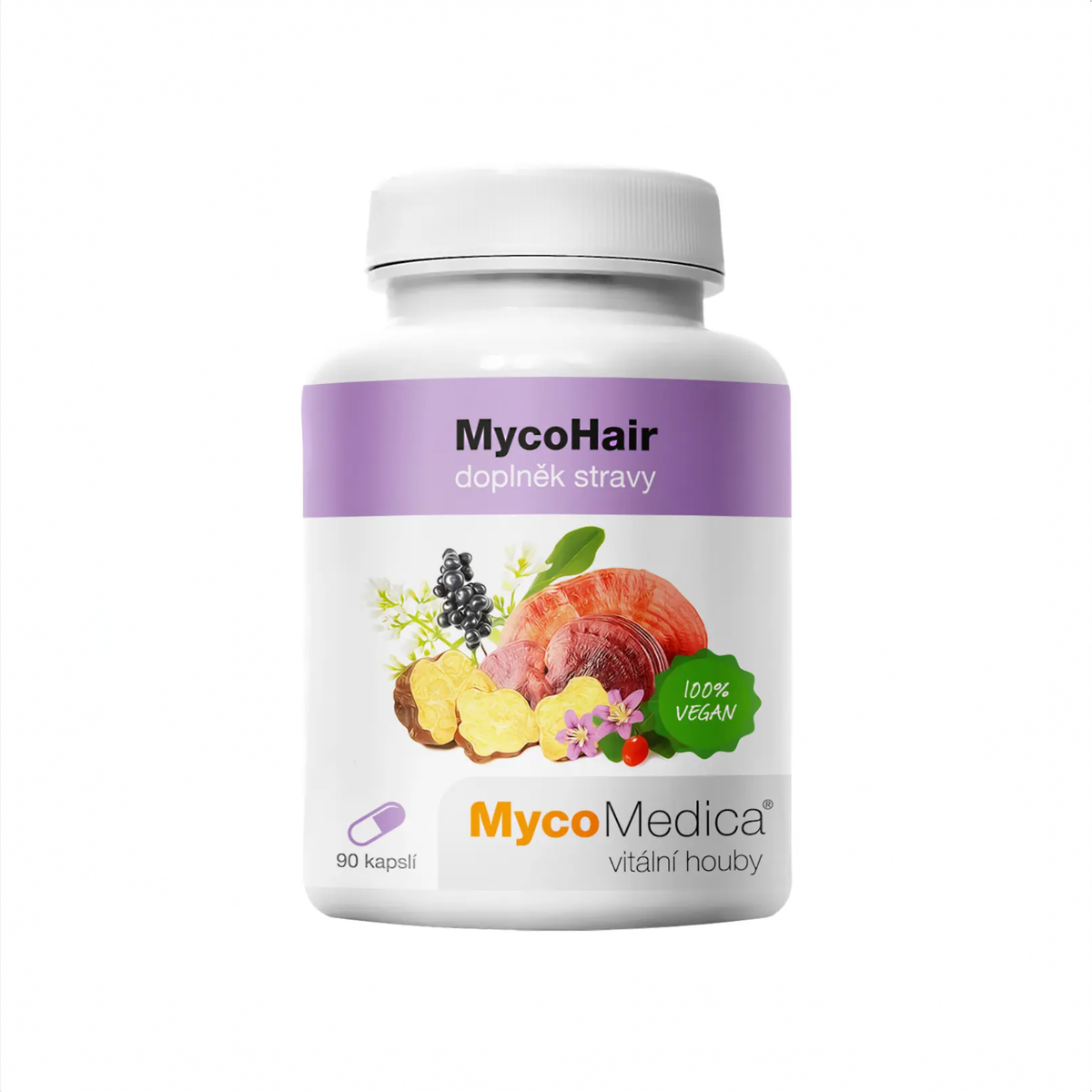 Mycomedeica MycoHair 90 pflanzliche Kapseln