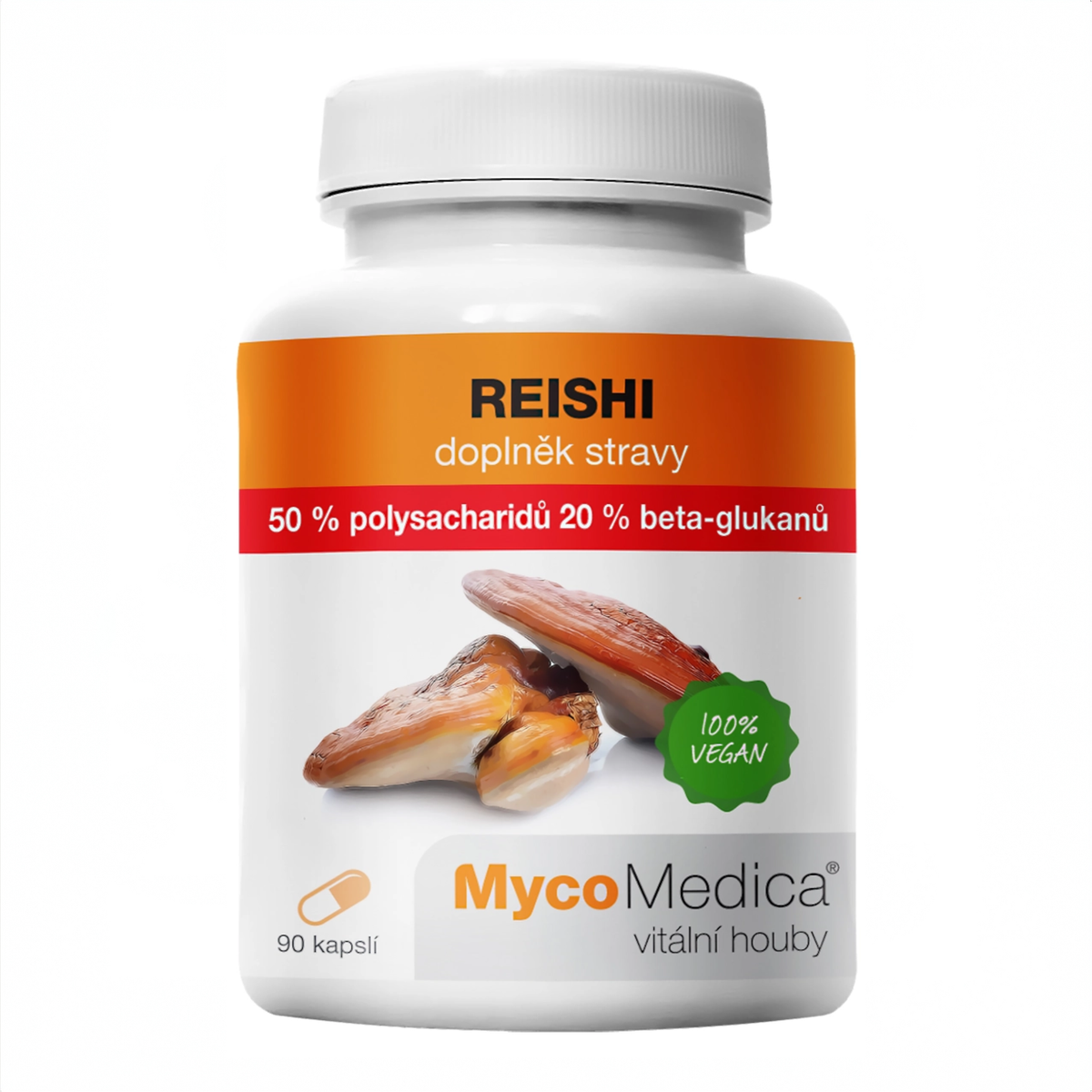 MycoMedica Reishi 50% 90 vegetable capsules