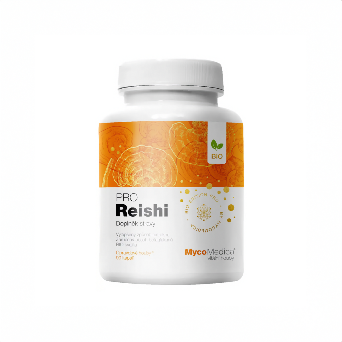 MycoMedica Reishi PRO 90 rastlinných kapsúl